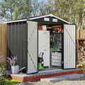 6x4FT Outdoor Storage Shed Black
