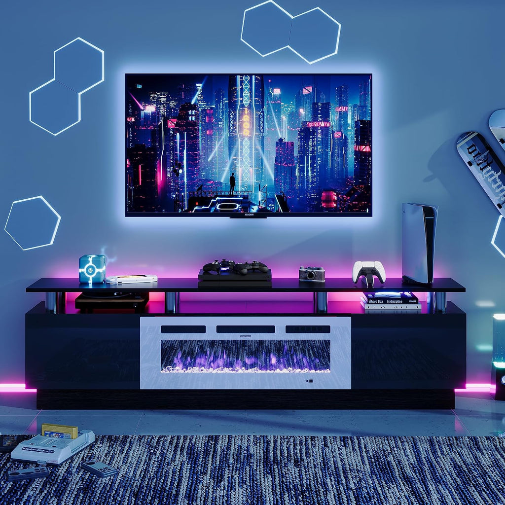 oneinmil Fireplace TV Stand