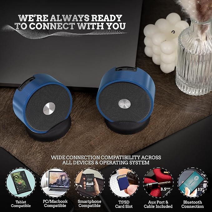 Long Run Technologies Paired Bluetooth Speakers