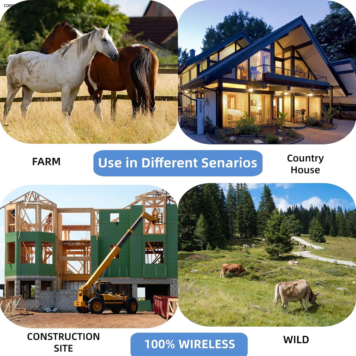 xega 4g lte cellular security camera built-in sim, front angle view
