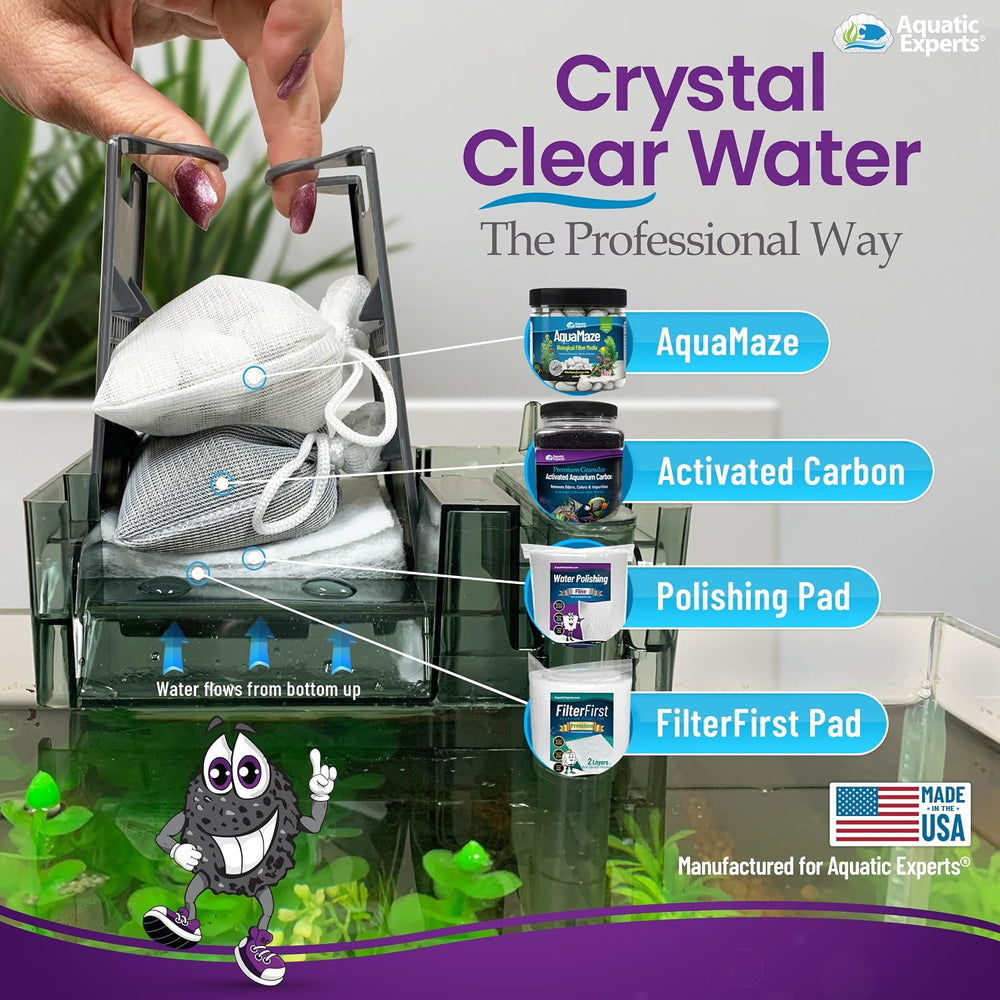 Premium Activated Carbon, Aquarium Carbon for Fish Tank Filter, Aquarium Filt...