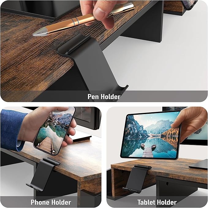 Simple Houseware Desk Dual Monitor Stand Riser