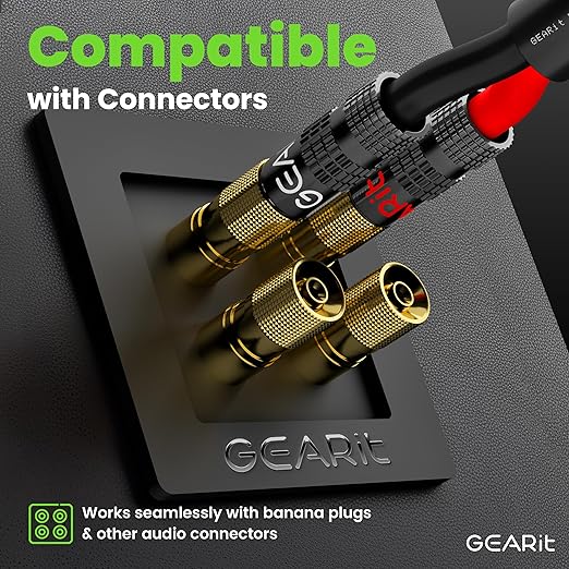 GEARit Outdoor Speaker Wire CL3 Rated, 14 Gauge Speaker Wire, Speaker Cable 100