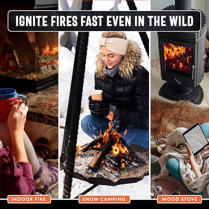 10lb Fatwood Fire Starter Sticks | 100% Natural Fire Starters