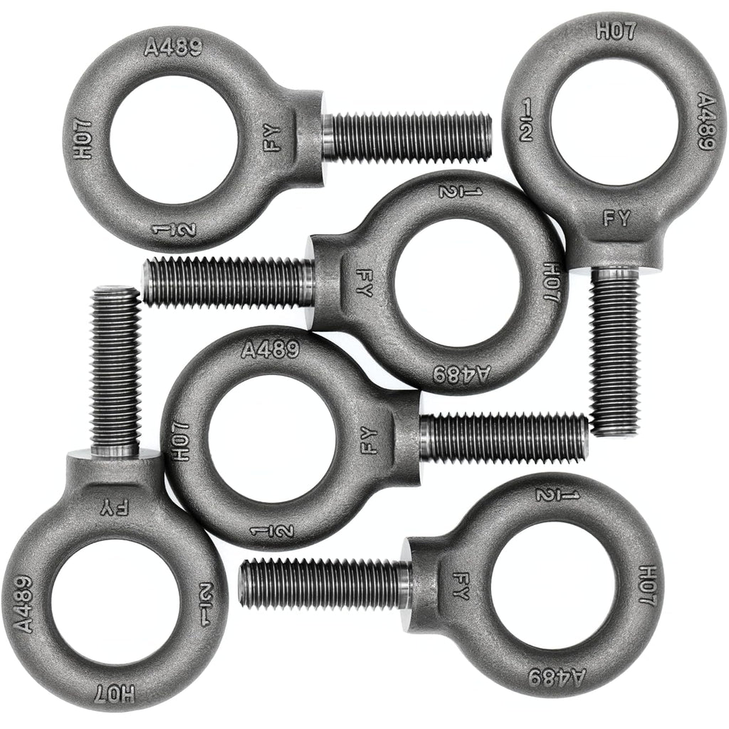 Box of 6 Pcs Lifting Shoulder Eye Bolts 1/2"-13 X 1-1/2"