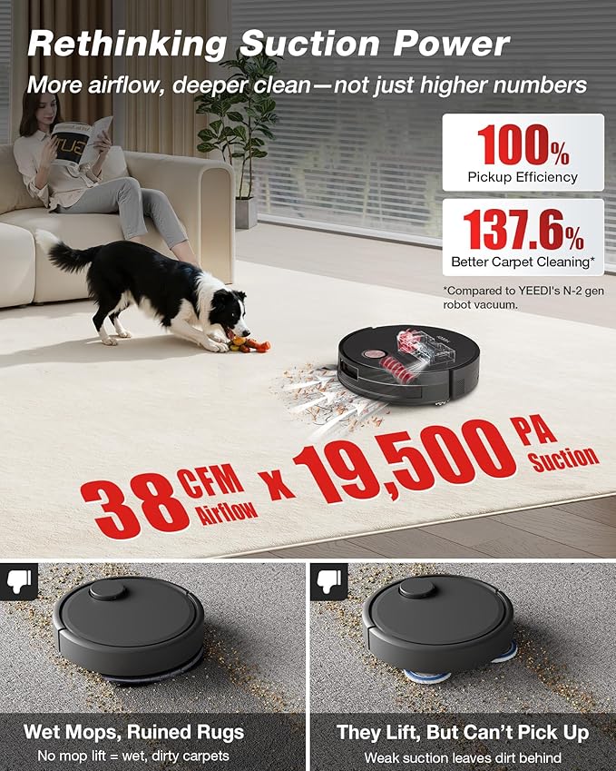 Yeedi S20 Infinity Robot Vacuum&Mop