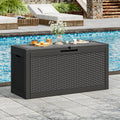 KAMABOKO Outdoor Storage Box, 70 Gallon Deck Box Outdoor Waterproof