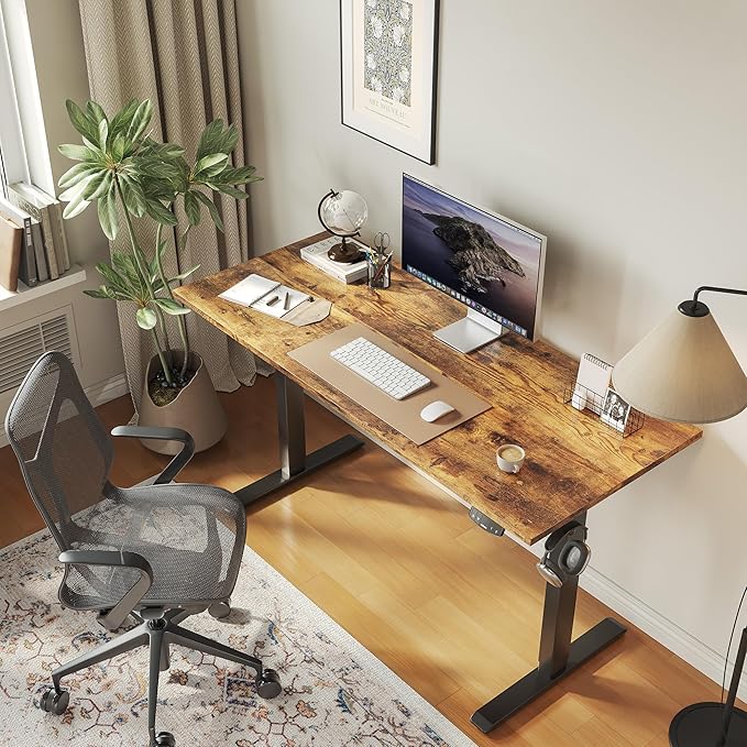 Agilestic Electric Standing Desk, 48 x 24 Inches Height Adjustable Desk