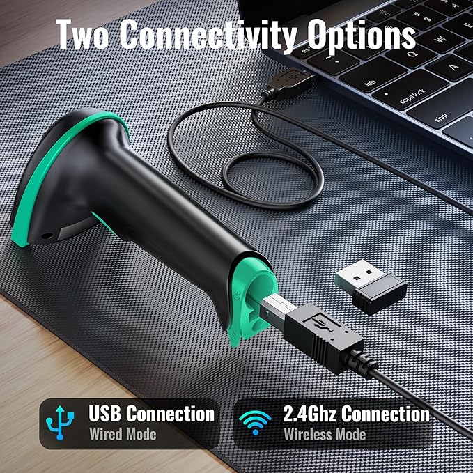 Tera Barcode Scanner 1D Wireless