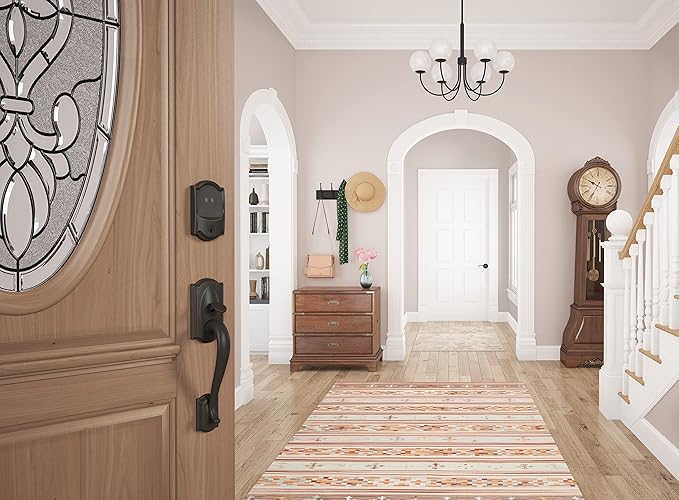 Schlage BE499WB CAM 716 Encode Plus WiFi Deadbolt Smart Lock, Keyless Entry