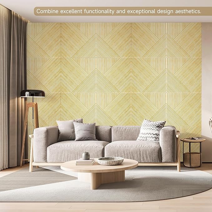 Acoustic Panels for Wall and Ceiling (6 Pack)