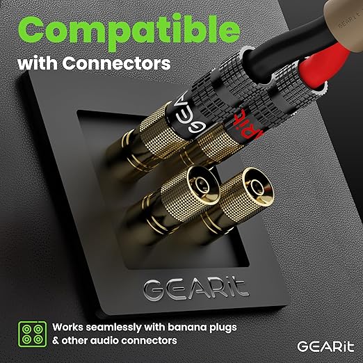 GEARit Outdoor Speaker Wire CL3 Rated, 12 Gauge Speaker Wire, Speaker Cable 100