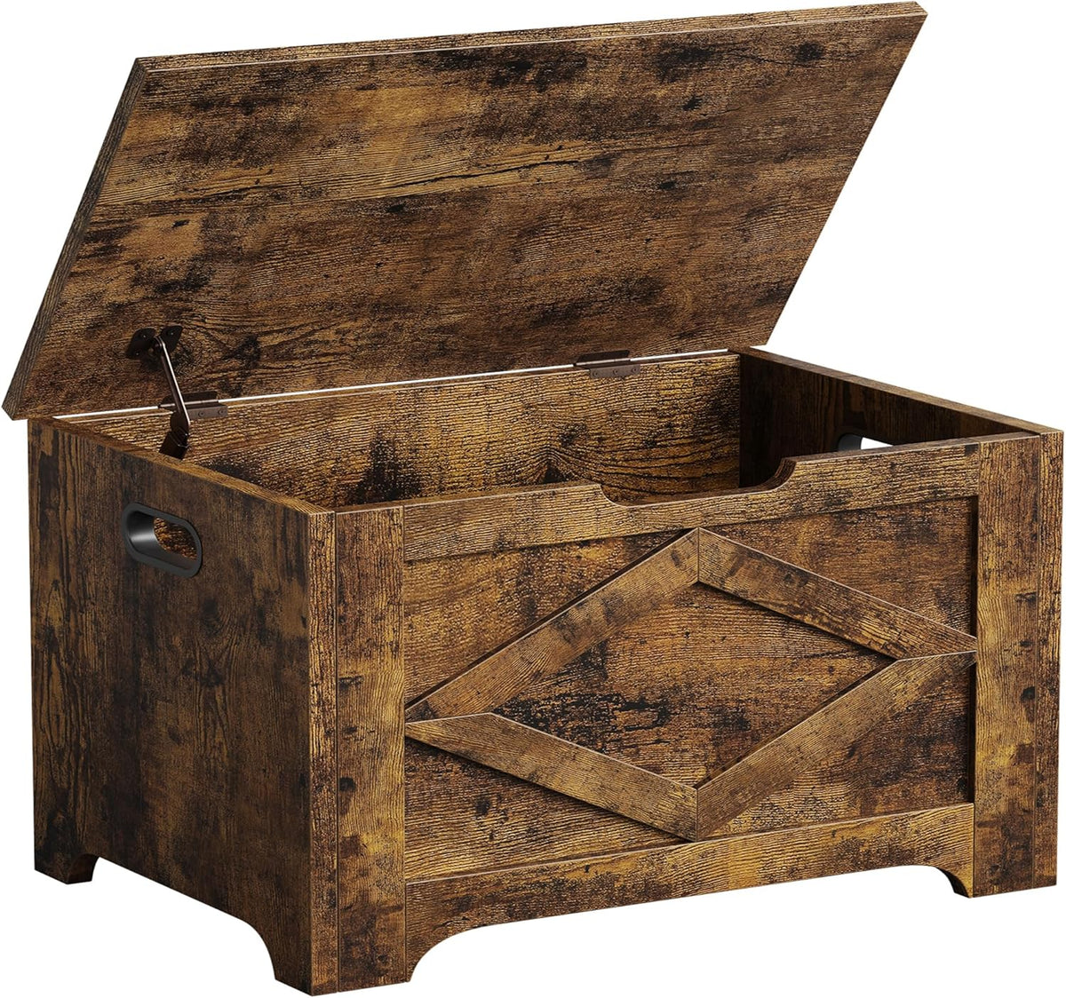 GAOMON 23.6" Storage Chest, Storage Bench with Safety Hinge