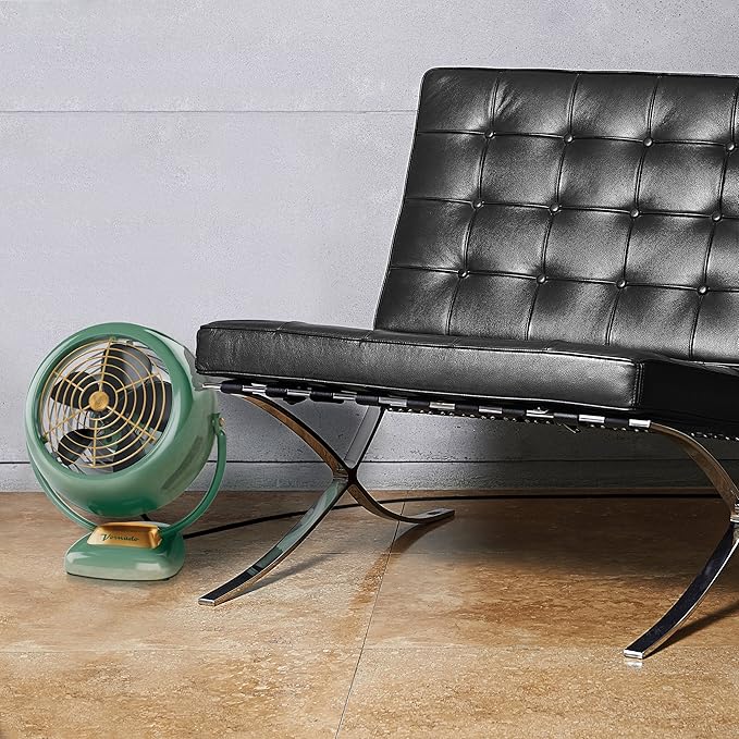 Vornado VFAN Vintage Air Circulator Fan, 3 Speeds, Metal Construction,